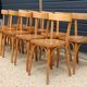 10 chaises BAUMANN N°18 hêtre clair