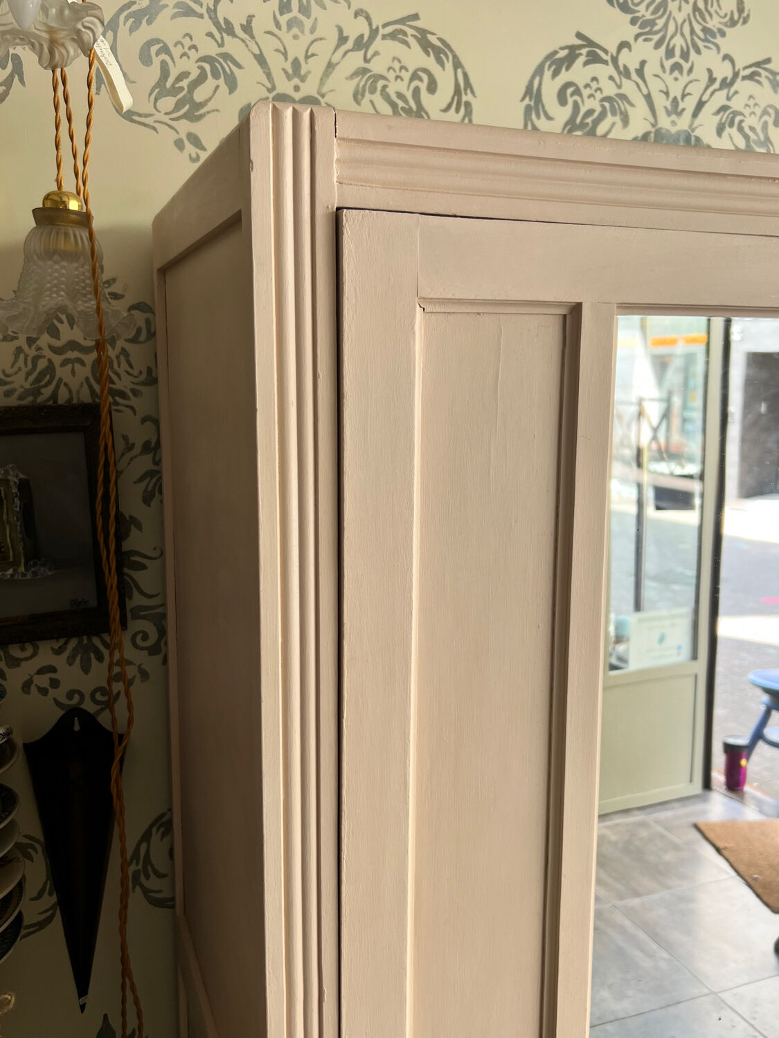 Small Parisian wardrobe with mirror
