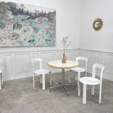 Set of off-white vintage chairs