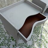 Pair of gray bedside tables
