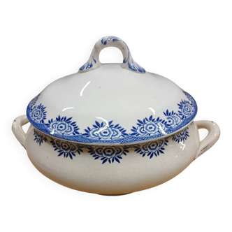 Old soup tureen Digoin and Sarreguemines