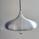 Brushed aluminum pendant light 1970