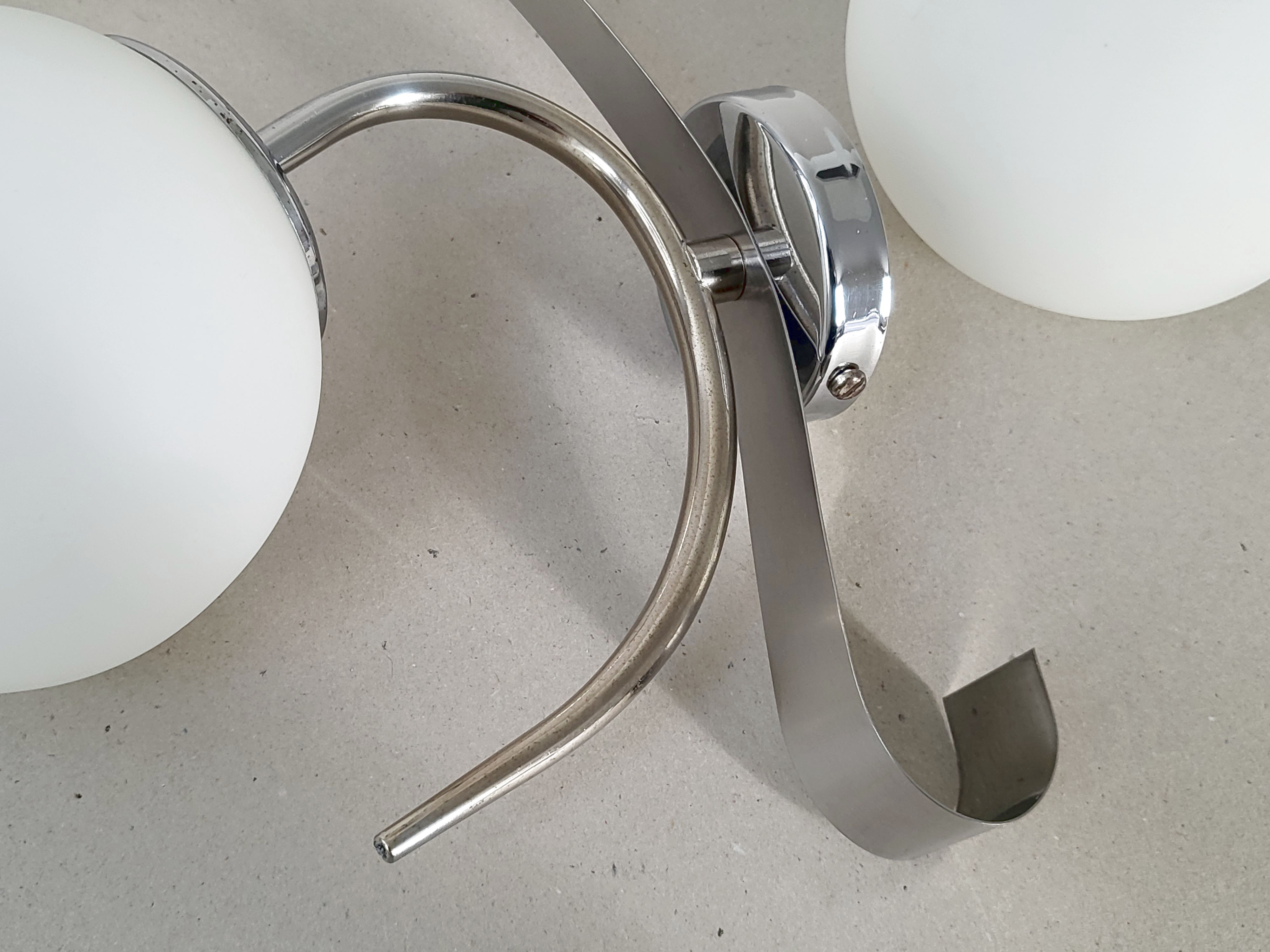 Pair of wall lamps space age 1970