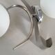 Pair of wall lamps space age 1970