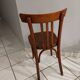 Suite de 6 chaises de bistrot Baumann vintage année 1930