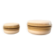 Ceramic boxes by Franco Bucci for Pesaro Workshop, Italy, 1970s, set of 2.