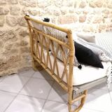 Rattan bed