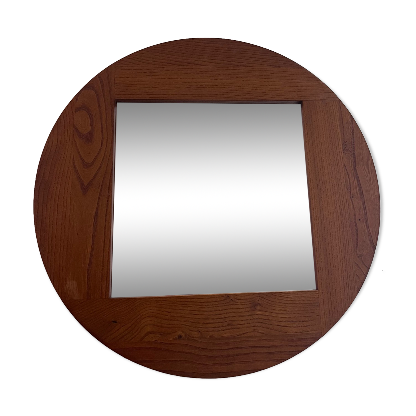 Solid elm mirror 70s