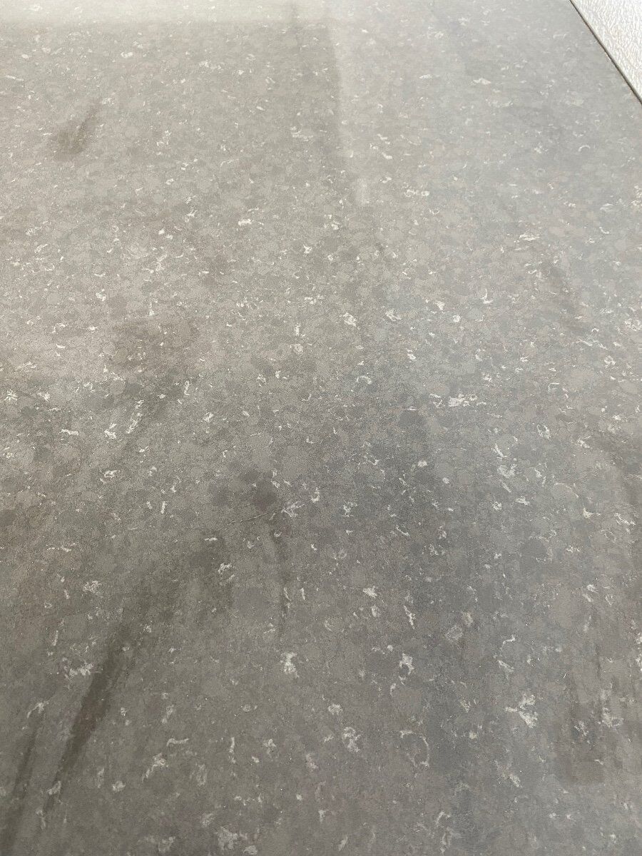 Industrial iron and quartz table