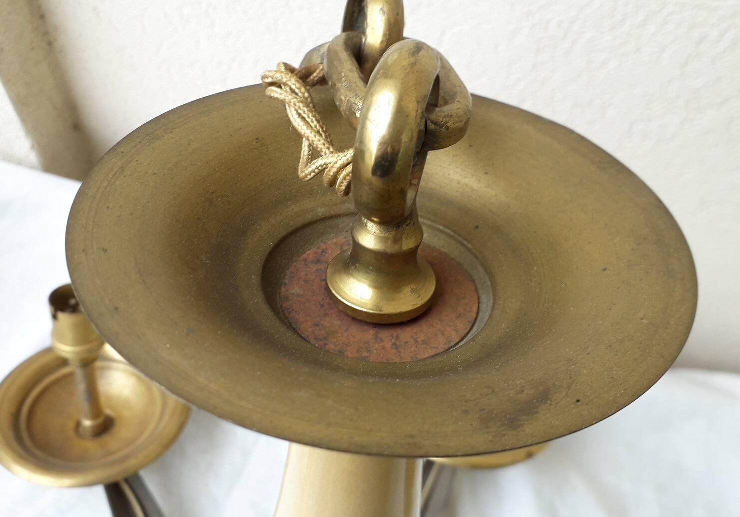 Bronze chandelier with 6 light arms