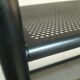 Desk shelves metal black vintage 80s