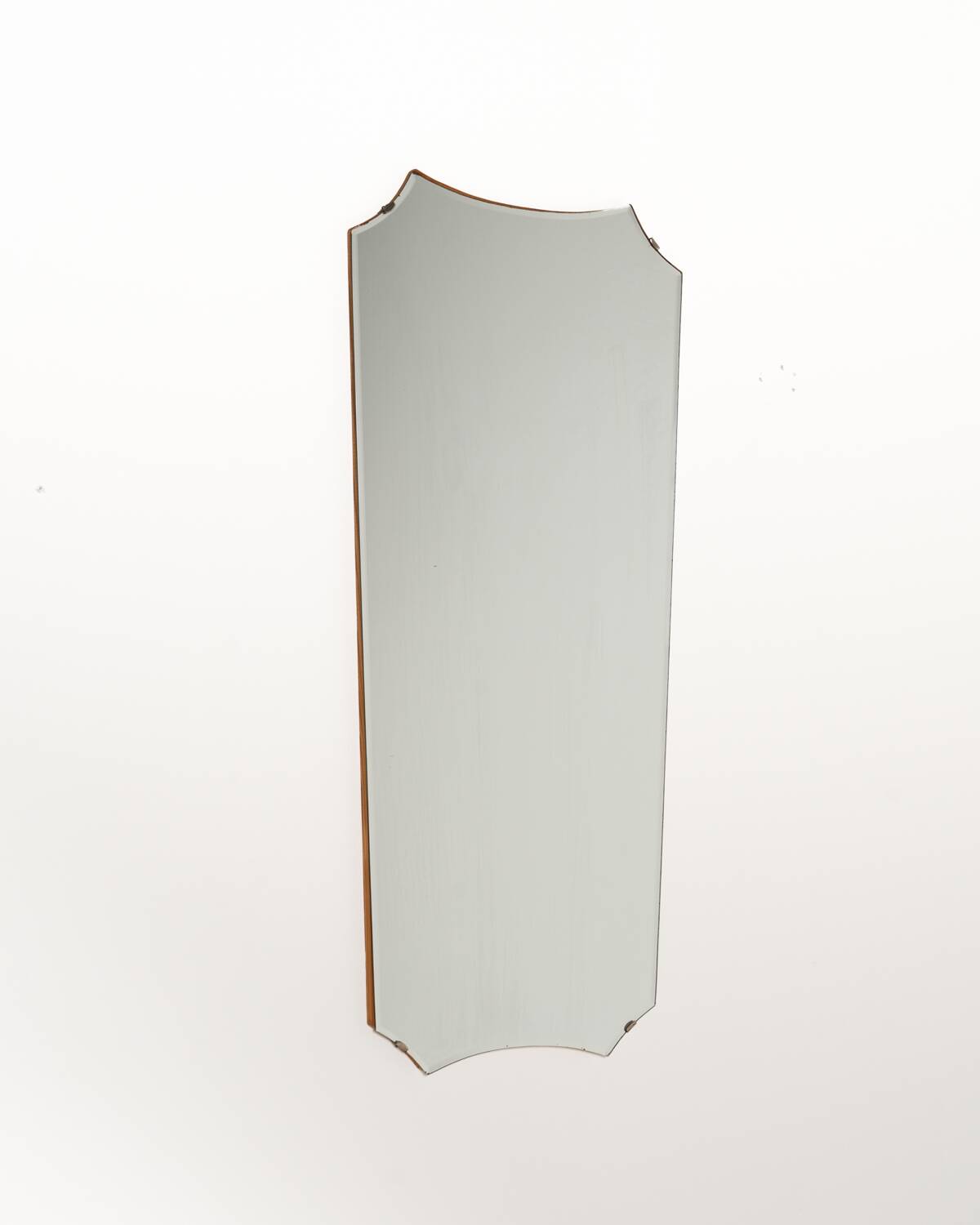 Shield-shaped wall mirror, European production, 1930s–40s