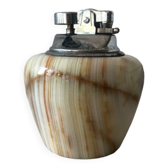 Briquet de table en onyx vintage