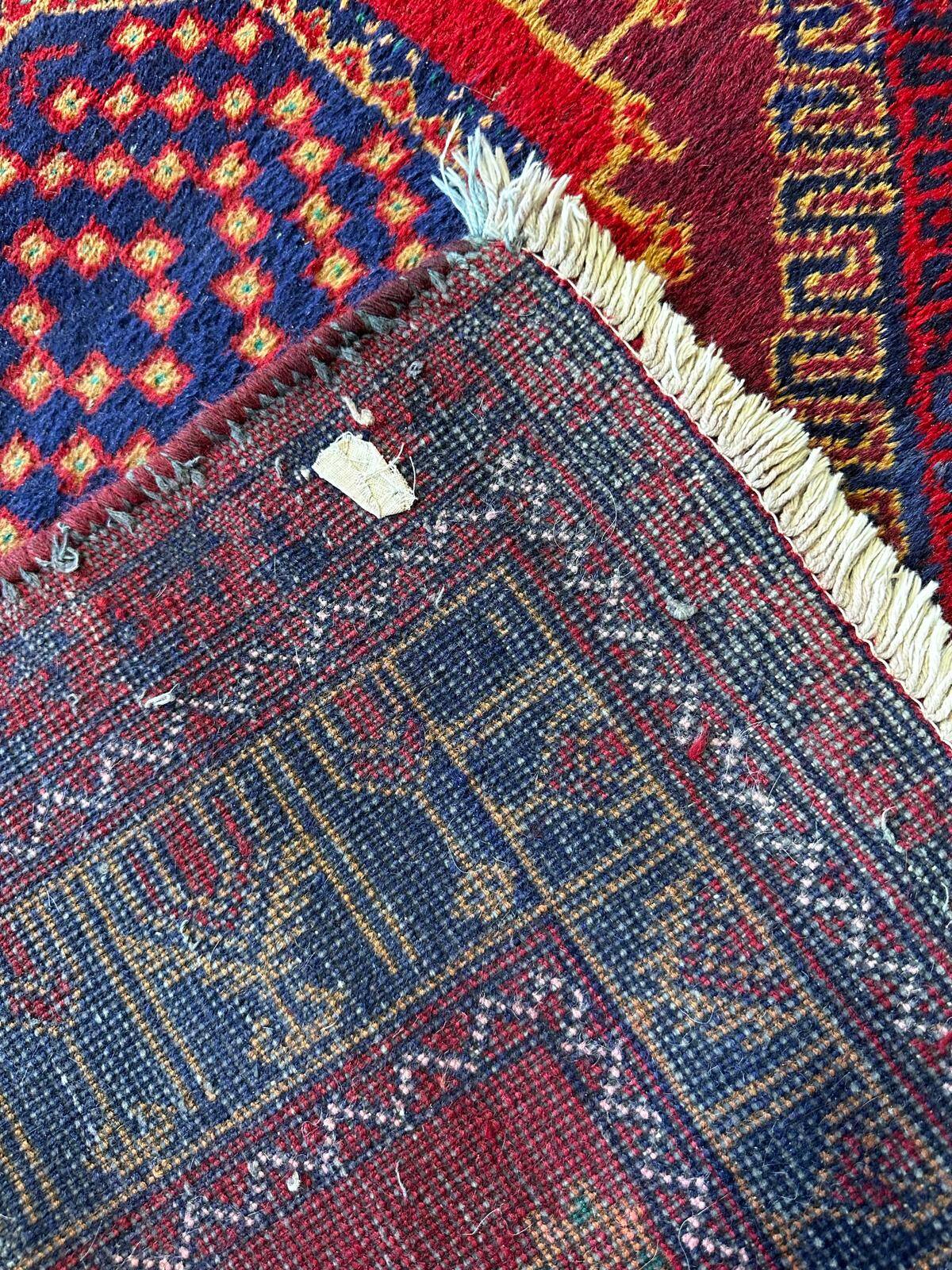Handmade Afghan rug 130cm x 245cm