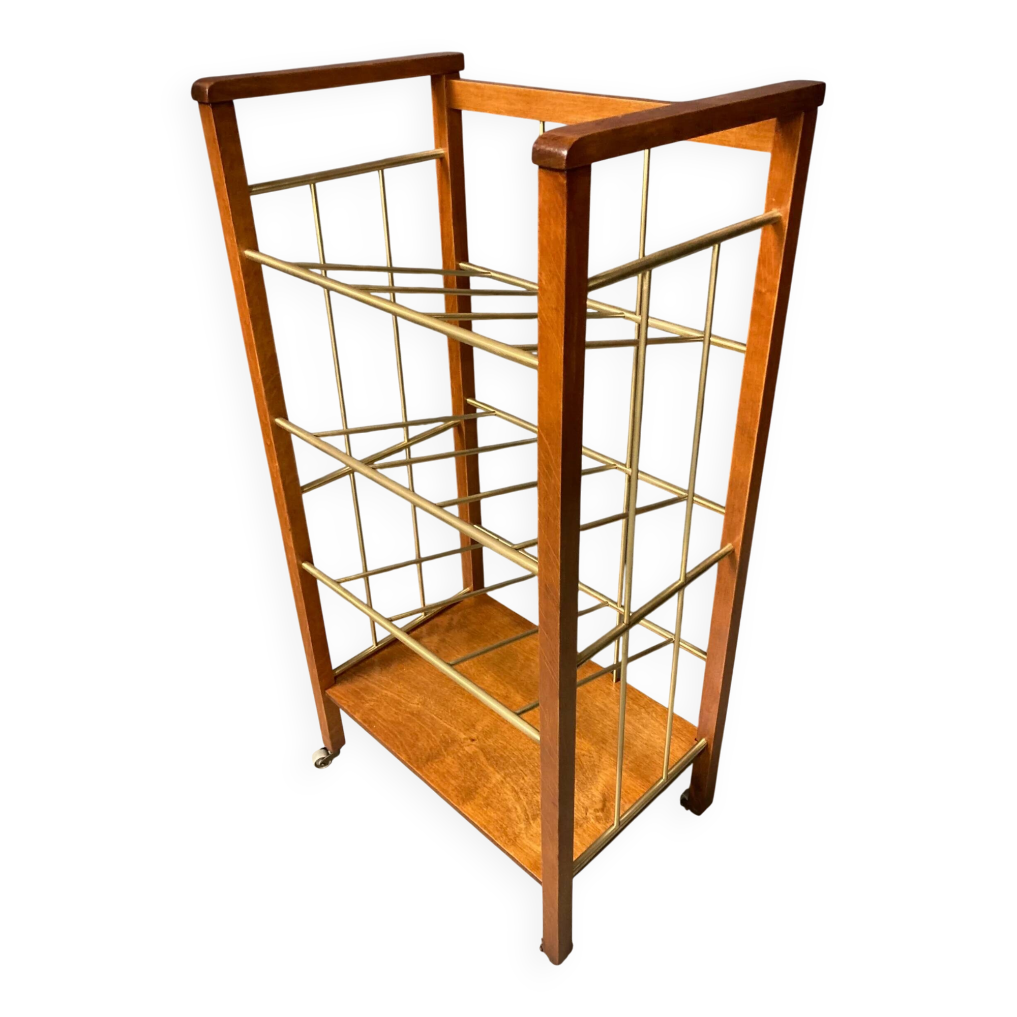 Vintage Scandinavian magazine rack, 1960s