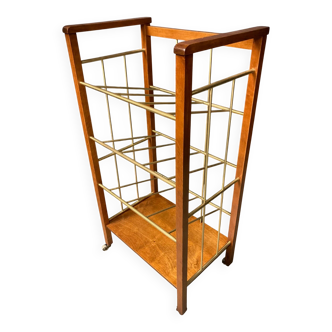 Vintage Scandinavian magazine rack, 1960s