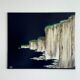 Tableau peinture acrylique « Falaises dans la nuit »