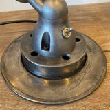 Jieldé lamp 2 arms 40+25cm industrial graphite Jean Louis Domecq 1950