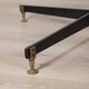 Vintage 60's table in metal and wood italian design