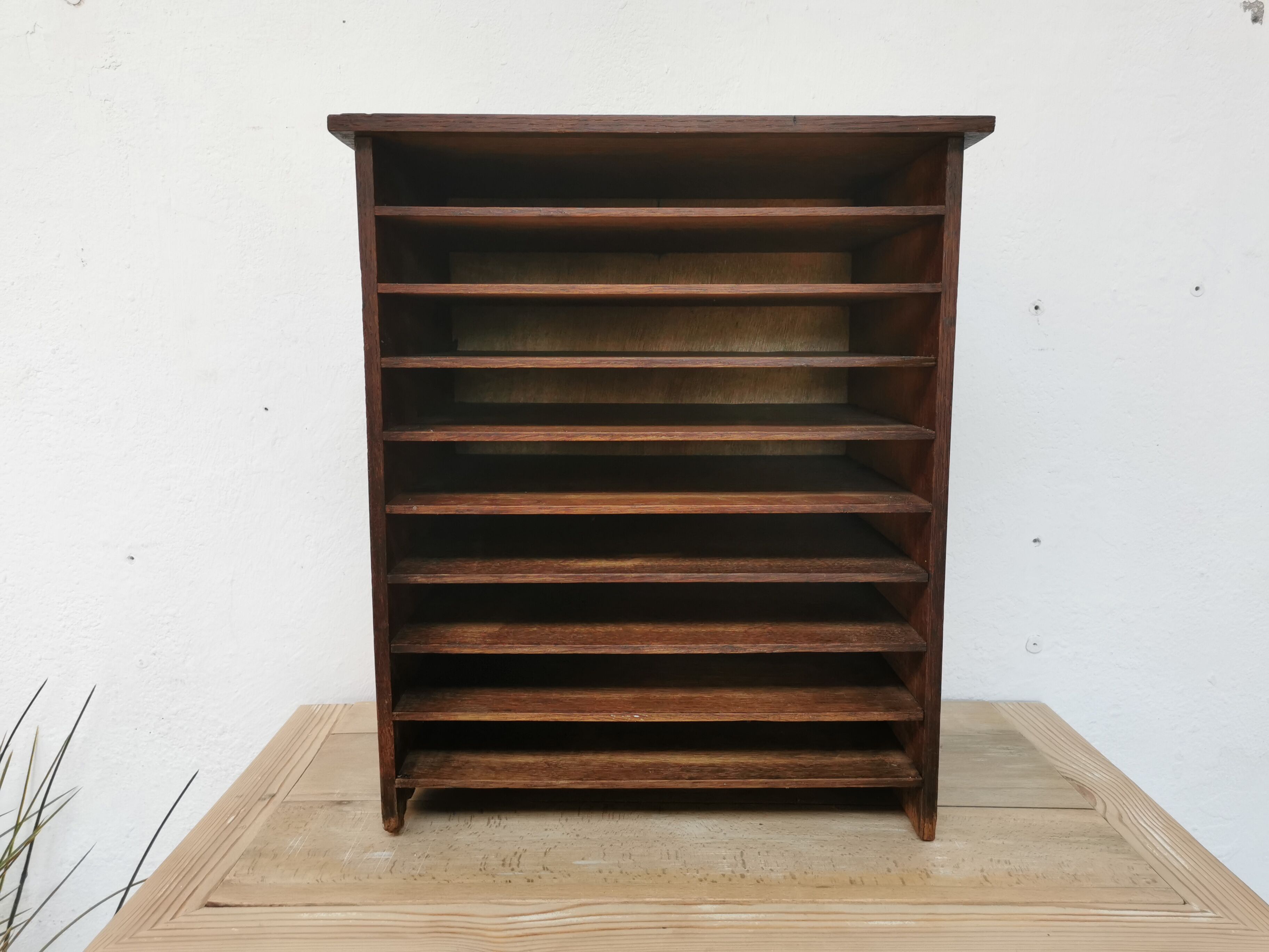 Range document vintage classeur trieur