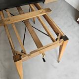 Polish table from the 1960s with a crank.