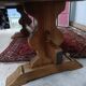 Solid wood monastery table
