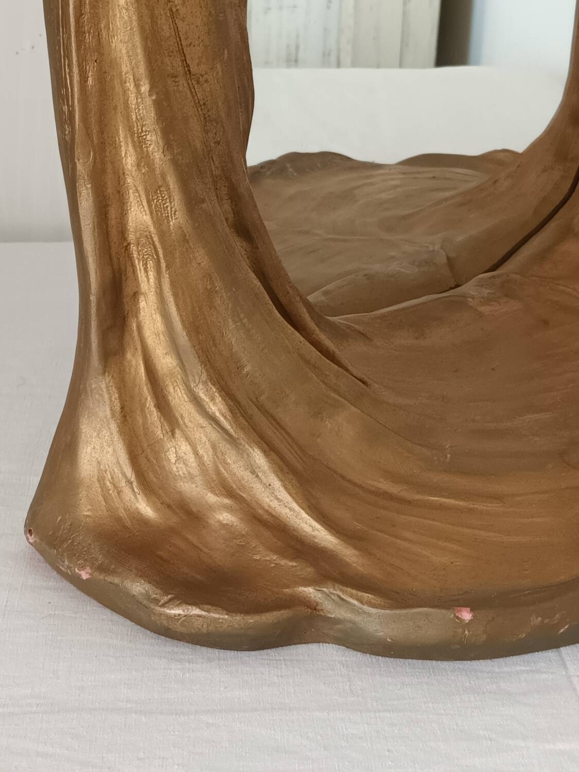 Art Nouveau tabletop mirror