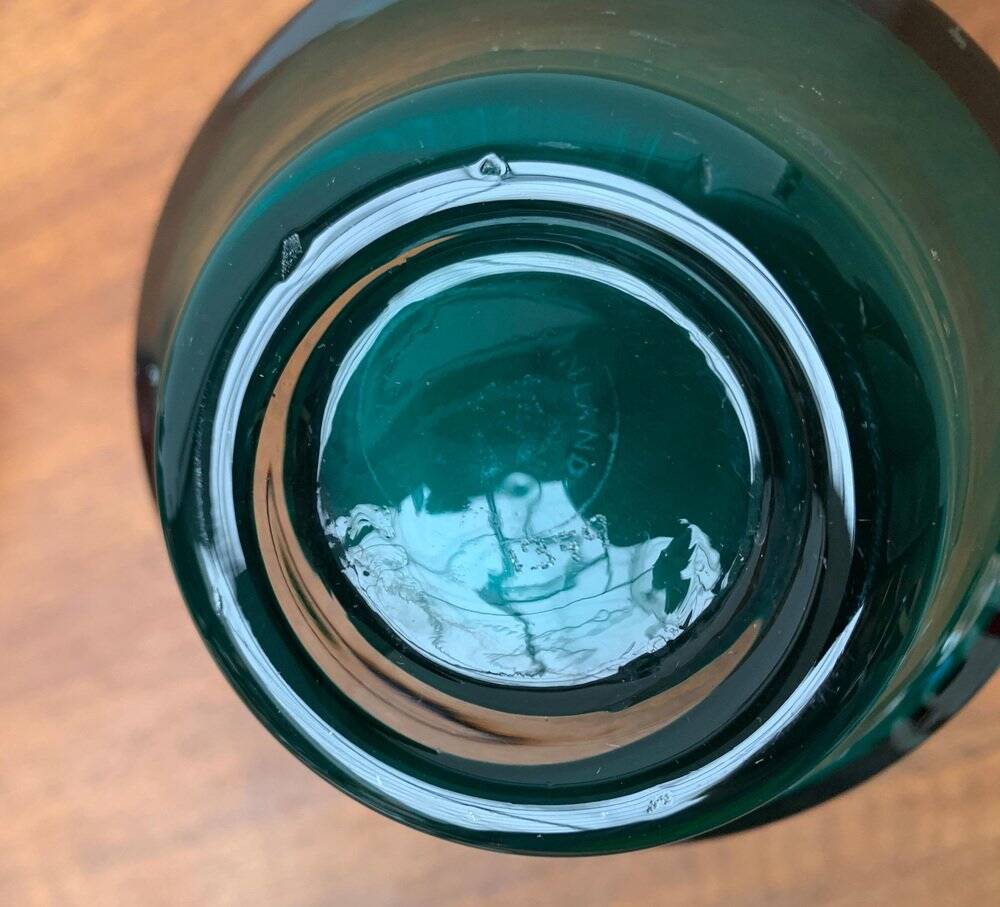 Vases en verre 1379 Mid-Century par Tamara Aladin pour Riihimäki, Finlande, années 1960, lot de 2