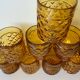 Vintage amber glasses