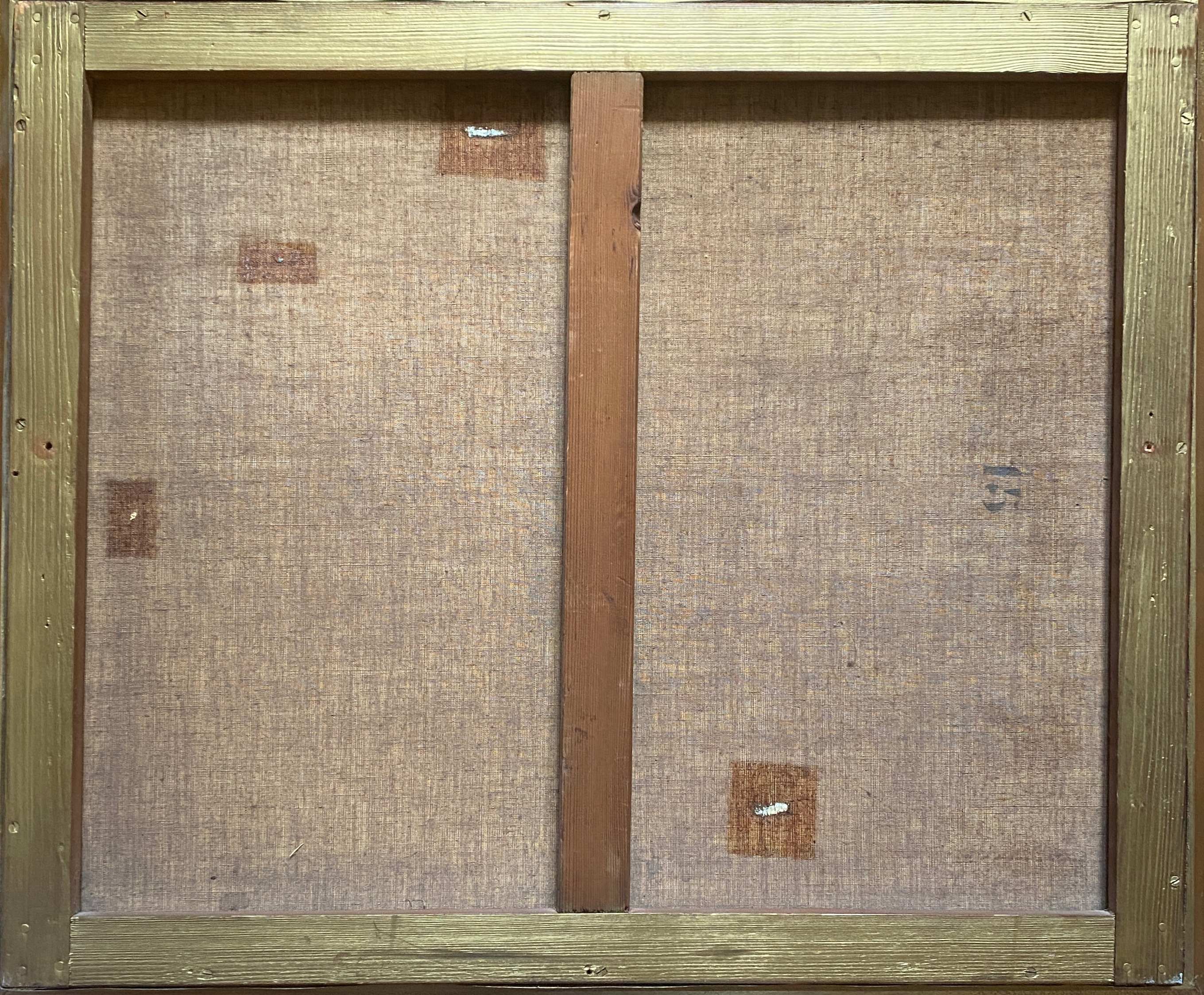 HST painting "The Village in the Valley" beginning of the last century ec. Aven Bridge