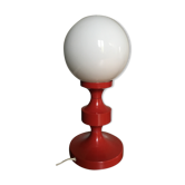 Ball vintage painted metal table lamp