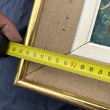 Old painting Street with church – Jack Senne 1933