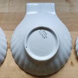 Coquilles Saint Jacques porcelaine blanche Apilco