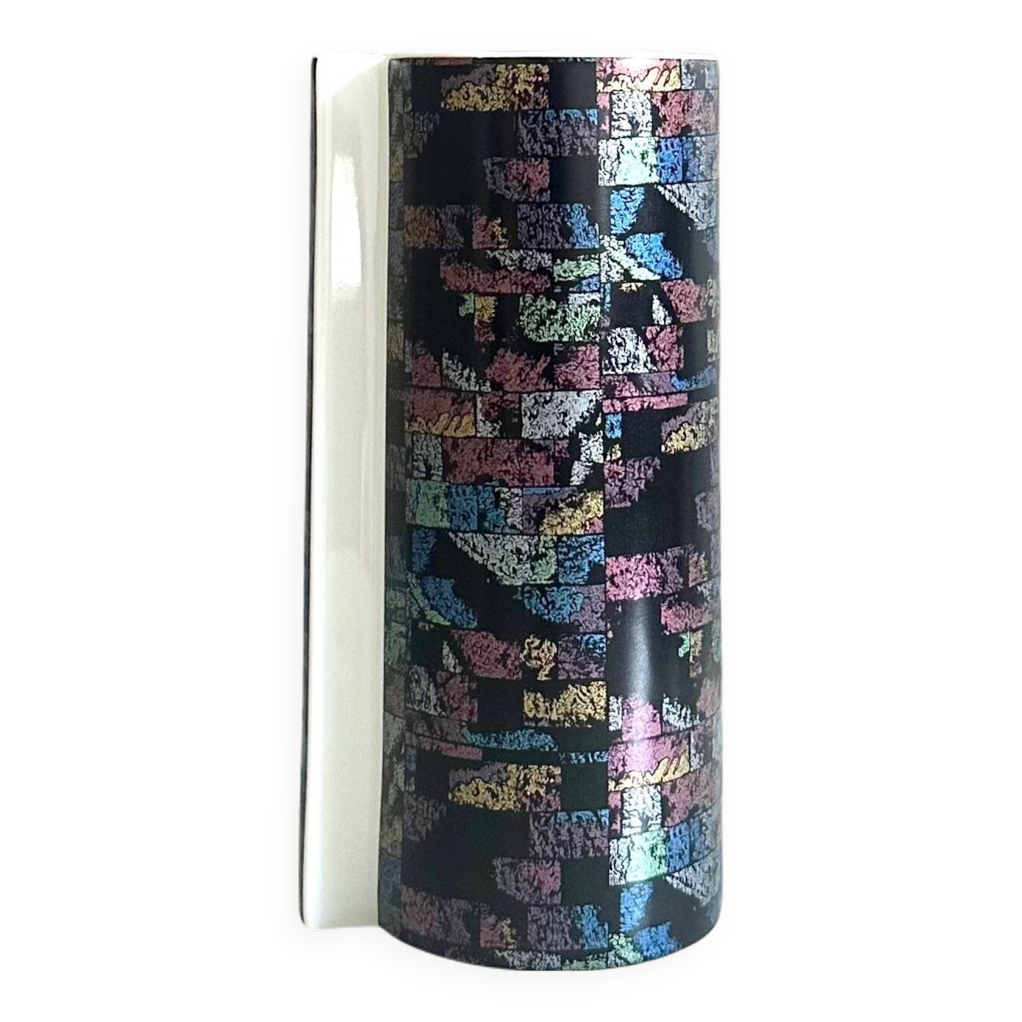 Vintage vase Gerold Tettau Bavaria porcelain, postmodern