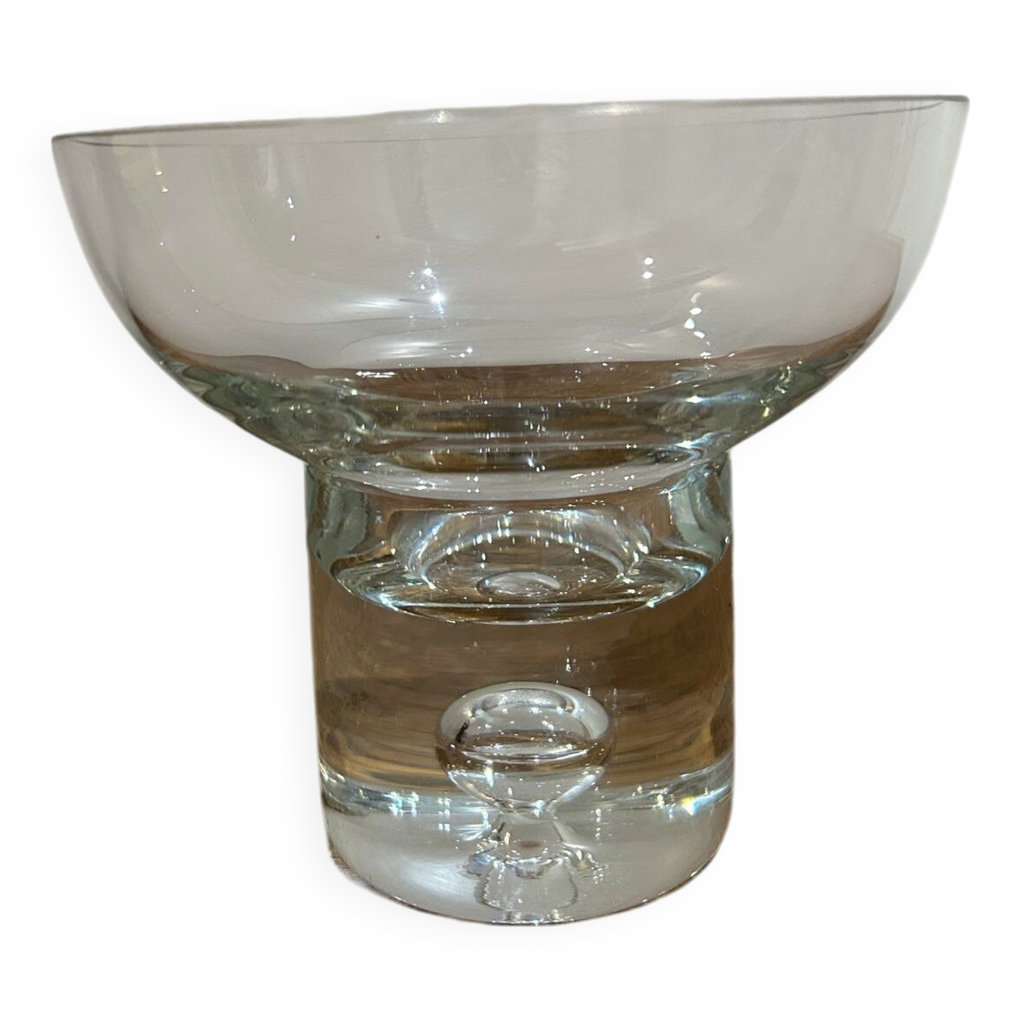 Bubble crystal candle holder