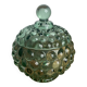 Glass candy box, embossed bubbles