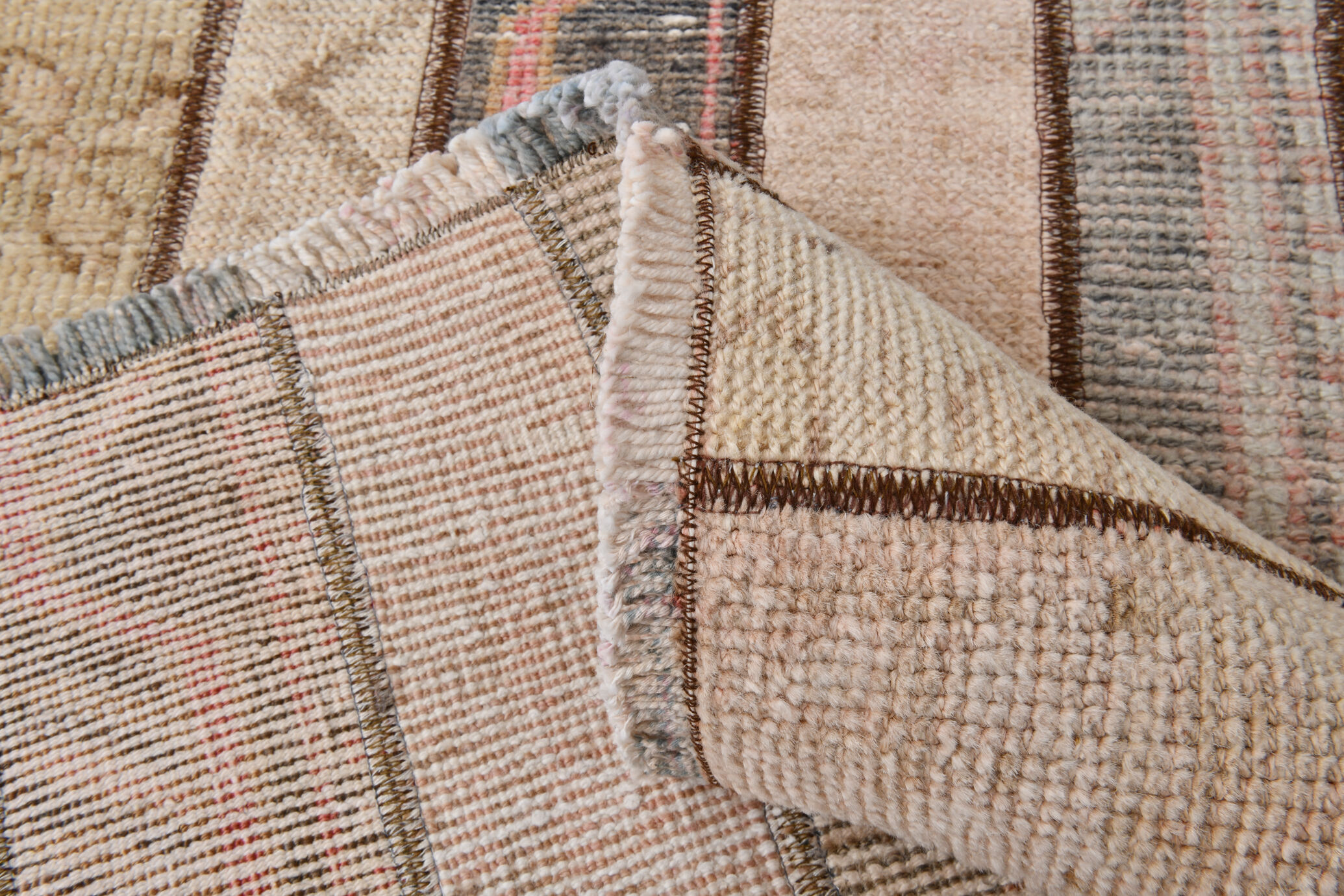 2x10 ethnic vintage runner rug, 72x321cm