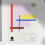 Illustration - Affiche A3 Formes Collection 001