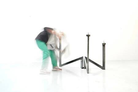 Roger Bonduel, Four-Armed Steel Candlestick