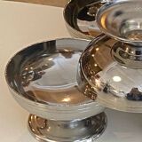 Set of 6 stainless steel cups