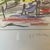 Lithograph - Roy Lichtenstein - Red Sky