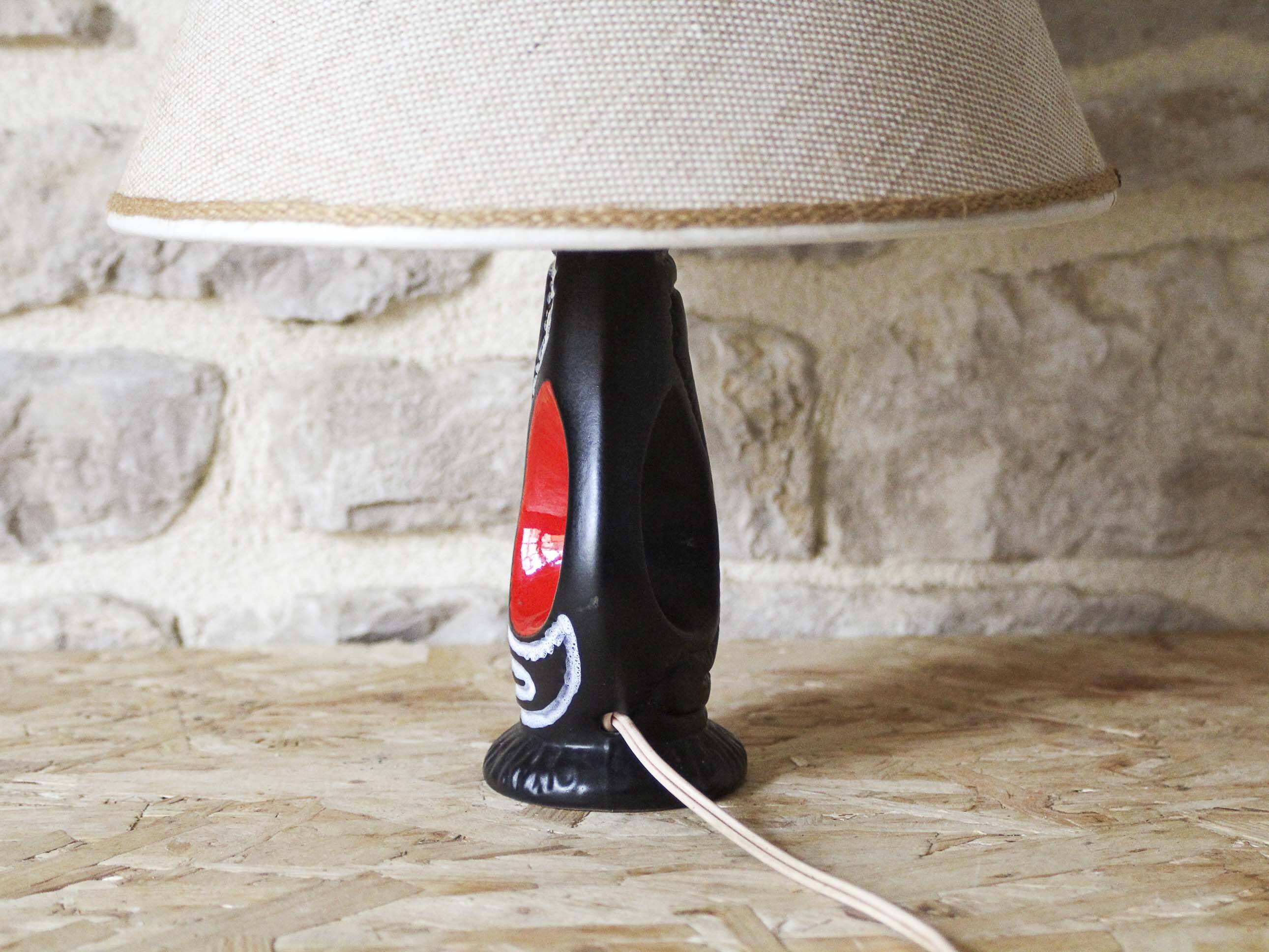 50s ceramic bedside lamp