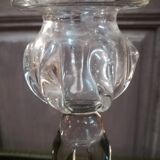 Paire de chandeliers Murano en verre soufflé