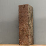 Monolithic vase in natural slate