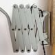 Grey Industrial Cast Iron Wall Light from Elektrosvit, 1960s