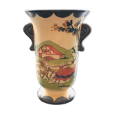 Vase grès d’art basque
