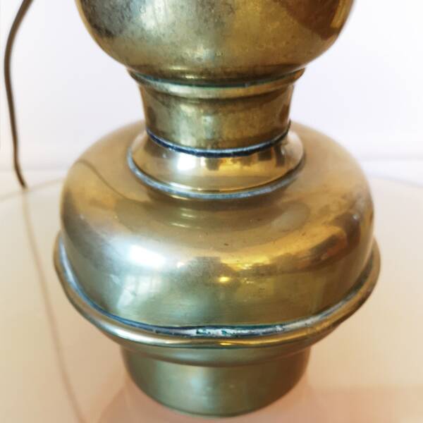 old brass acetylene lamp