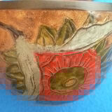 Partitioned brass apple