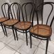 Suite of 4 Bistro chairs canned by ZPM for Thonet vintage 1950