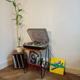 Vintage platinum side table